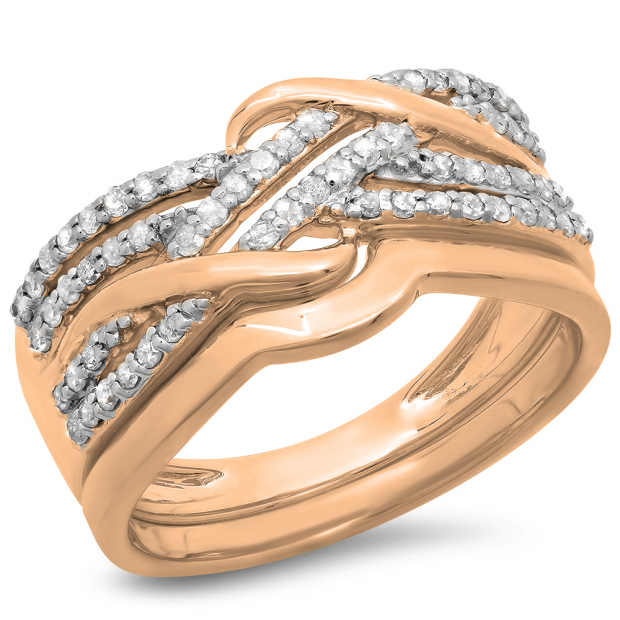 ... Bridal Wedding Band With Plain Contour Wedding Band Set 13 CT