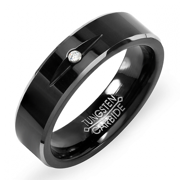 Carbide Men's Ladies Unisex Ring Wedding Band 6MM Two Tone Black ... Carbide Men's Ladies Unisex Ring Wedding Band 6MM Two Tone Black ...