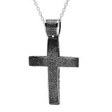 Black Plated Black CZ Cubic Zirconia Hip Hop Iced Micro Pave Mens Motor Cycle Pendant (2.50 inch x 2.00 inch)